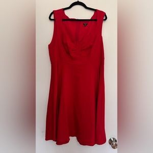 Torrid Red Swing Dress with Sweetheart Neckline